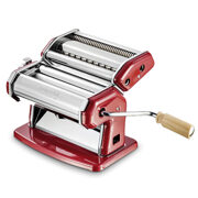 Nudelmaschine La Rossa mit Duplexvorsatz Nudelmaschine La Rossa mit Duplexvorsatz