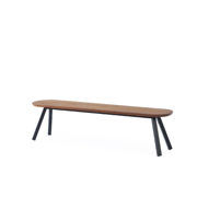 Bank schwarz 180 cm Bank schwarz 180 cm