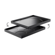 Reversible crêpe plate raclette 6 places 