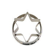Cookie cutter
Pointed boy star, outer ring Cookie cutter
Pointed boy star, outer ring