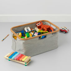 Laundry basket grey 40 lt