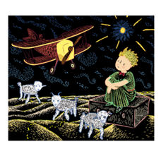 The Little Prince
Scratching pictures book