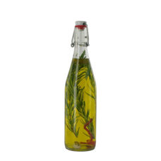 Bouteille à bouchon pivotant