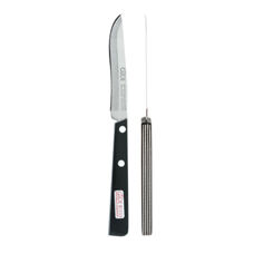 Rüstmesser
schwarz/weiss 11 cm