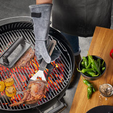 Gant de barbecue en cuir 
