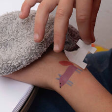 Tatouage d'animaux de pouvoir pour enfants