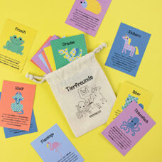 Kartenset Krafttiere für Kinder