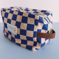 Necessaire Check Rose Blue gross 