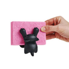 Sponge holder cat
black