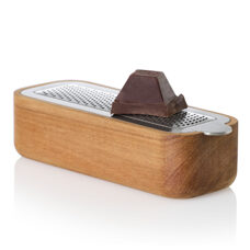 Tisch-Feinreibe mit Holzsschale