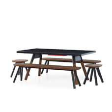 Bank schwarz 120 cm
2er Set