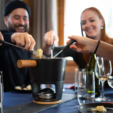 Garniture pour fondue
21 cm, fondue au fromage