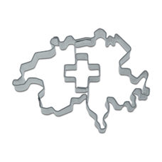 Ausstecher Schweiz mit Kreuz