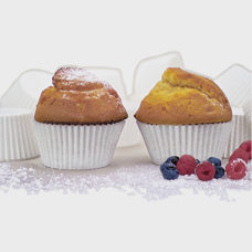 Papierbackformen
Weiss Mini 200 Stk.