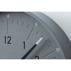 Wanduhr Essent mit Ziffern
grau