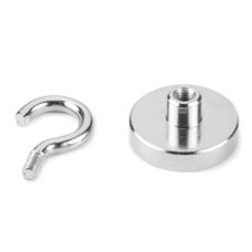 Topfmagnet mit Haken 32 mm 