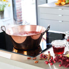 Pot à confiture en cuivre 3lt 