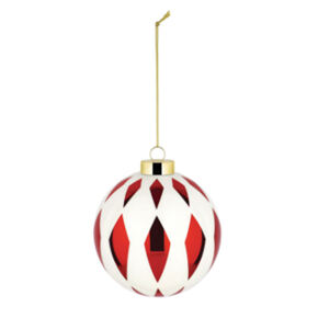 Weihnachtskugel Raute 