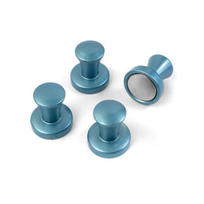 Magnet Poller blau 
4er Set, 1.5 cm 