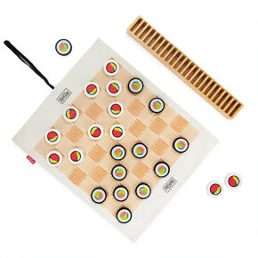 Sushi game checkers 