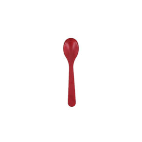 Cuillère à oeuf en verre acrylique rouge 