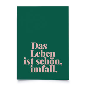 Postkarte 
"Das Leben ist..." 