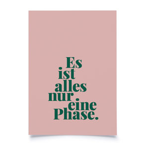 Postkarte 
"Es ist alles nur..." 