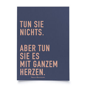 Postkarte 
"Tun Sie nichts..." 