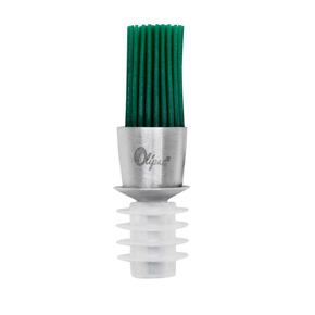 Pourer with brush 