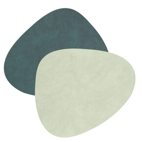 Napperon
courbe vert foncé/vert clair 37x44 