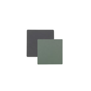 Dessous de verre
anthracite/vert carré 10x10 