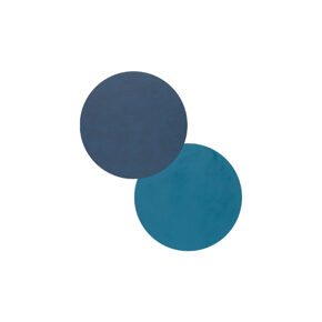 Dessous-de-verre en verre
bleu foncé/pétrole, ronds, 10 cm 