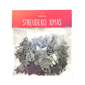 Streudeko Xmas Silber 