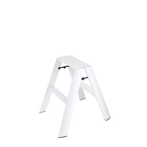 échelle pliante 2 marches blanc 