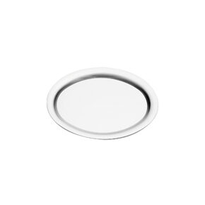 Chromstahltablett oval,
19 cm 