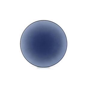 Assiette plate bleu 21 cm 