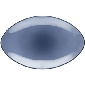 Plateau à servir ovale
bleu 35 cm 