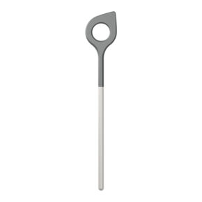 Cuillère pointue avec trou nylon
blanc 30 cm 