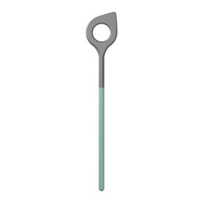 Cuillère pointue avec trou nylon
turquoise 30 cm 