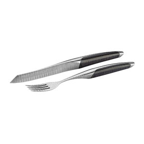 Steakbesteck Set Damast
Esche schwarz 