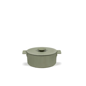 Gusseisen Kochtopf 
grün 20 cm / 2 lt 