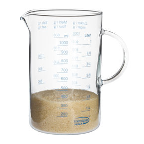 Massbecher Glas 1.0 lt 