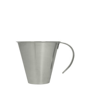 Gobelet gradué, acier chromé
0.25 lt 