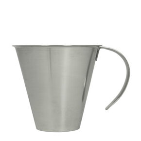 Gobelet gradué, acier chromé
0.55 lt 