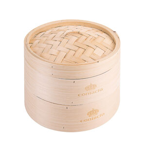 Dampfkorb Bambus 
20cm, 2 Körbe 