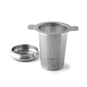 Teesieb für Kanne
mit Abtropf 