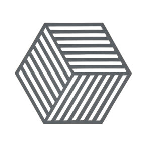Untersatz Hexagon
grau 