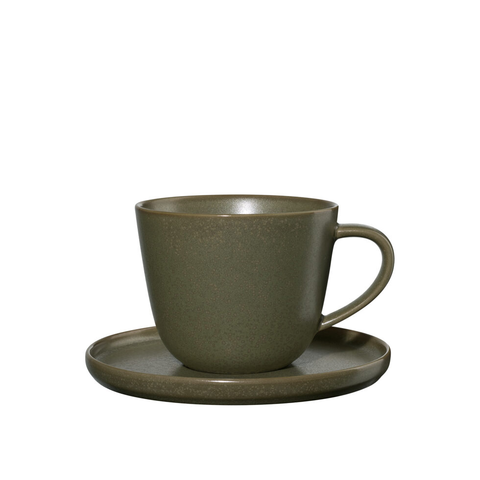 Coffee cup with saucer
olive 