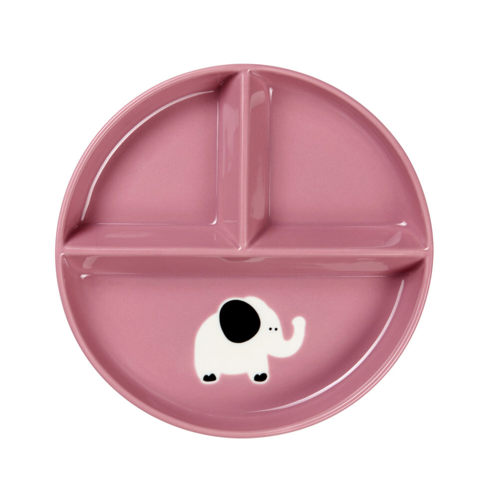 Teller lila,
Elefant Teller lila,
Elefant