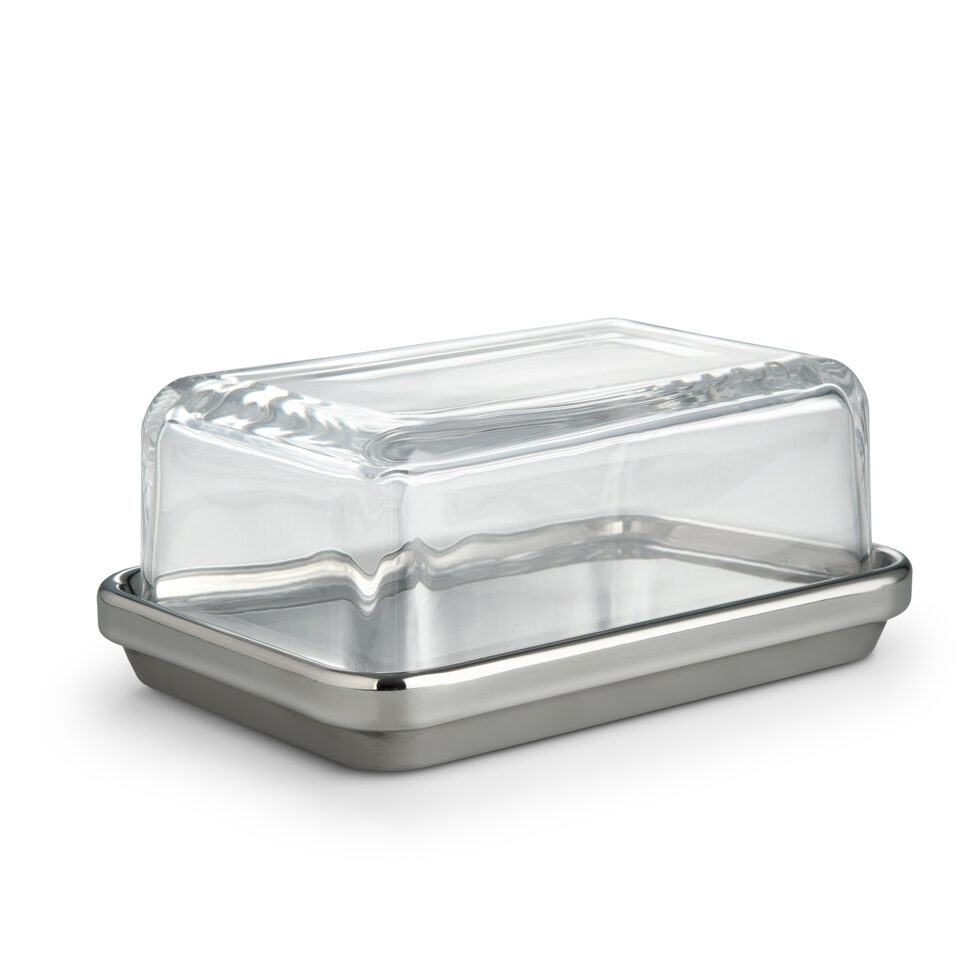 Butterdose mit Glasdeckel Butterdose mit Glasdeckel